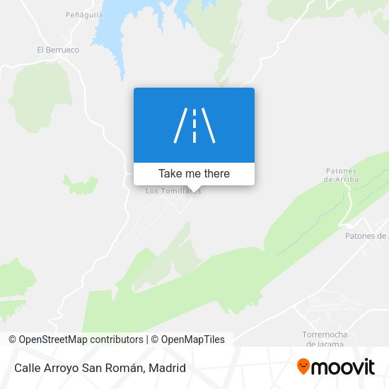 Calle Arroyo San Román map