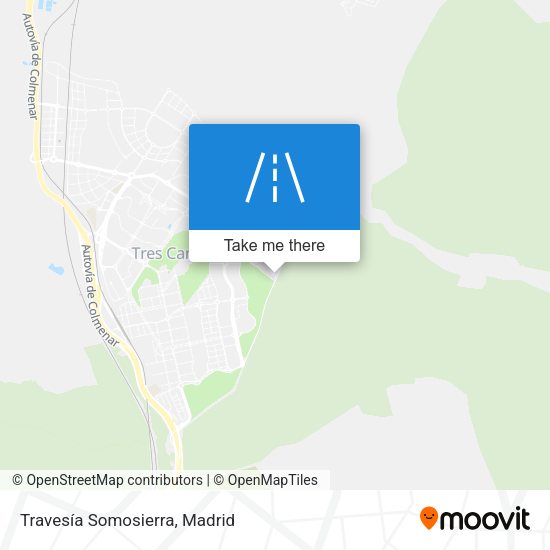 Travesía Somosierra map