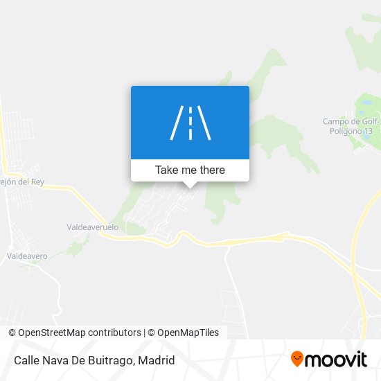 Calle Nava De Buitrago map