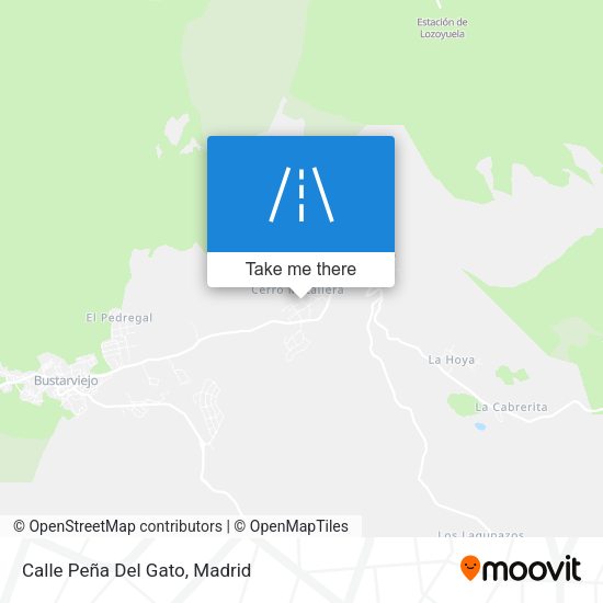 Calle Peña Del Gato map