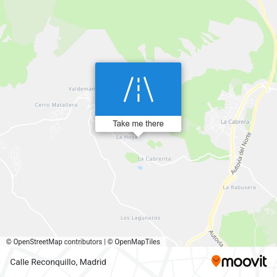 Calle Reconquillo map