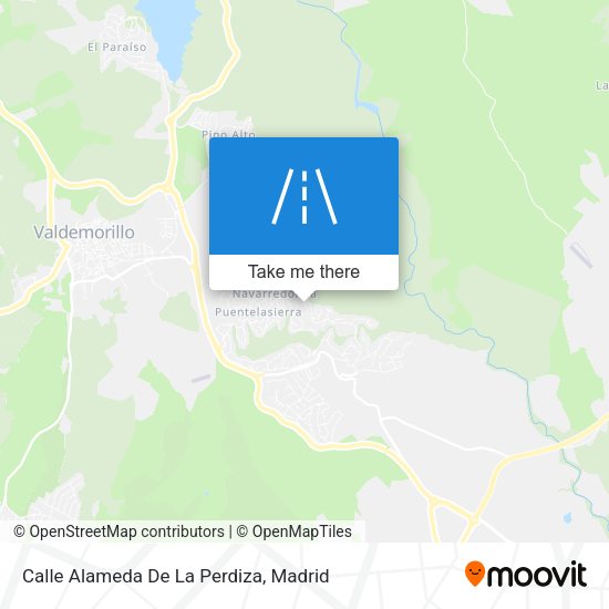 Calle Alameda De La Perdiza map