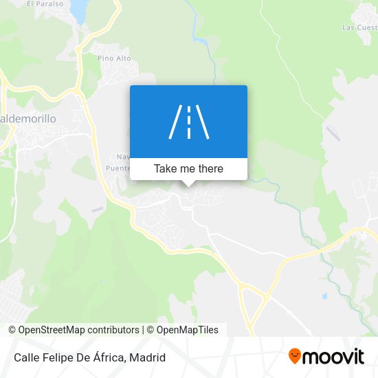 Calle Felipe De África map