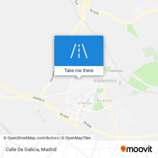 mapa Calle De Galicia