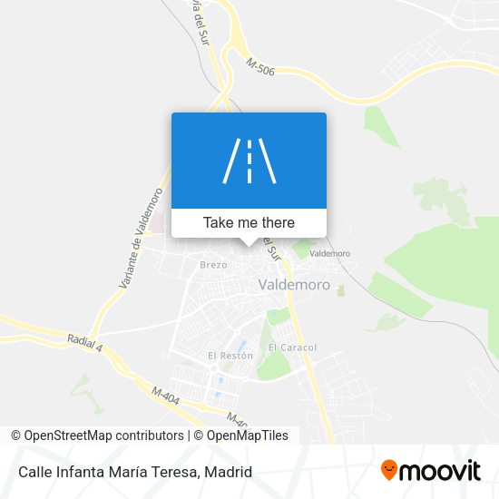Calle Infanta María Teresa map