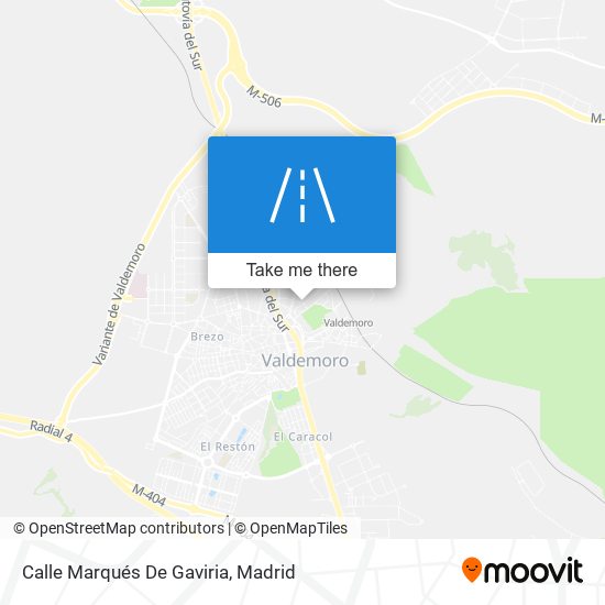 Calle Marqués De Gaviria map