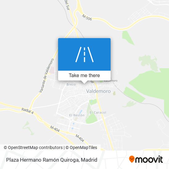 mapa Plaza Hermano Ramón Quiroga