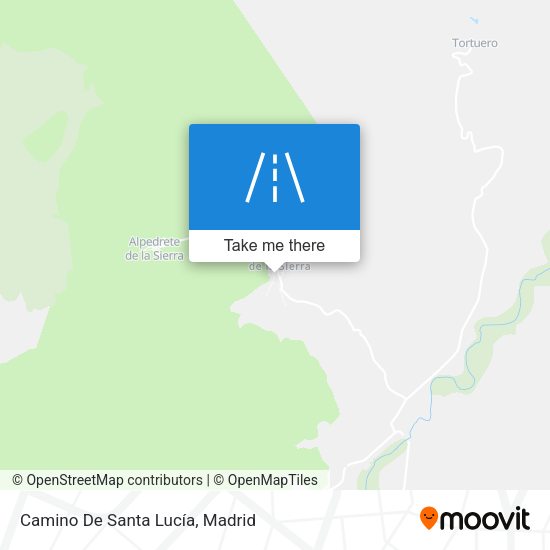 Camino De Santa Lucía map