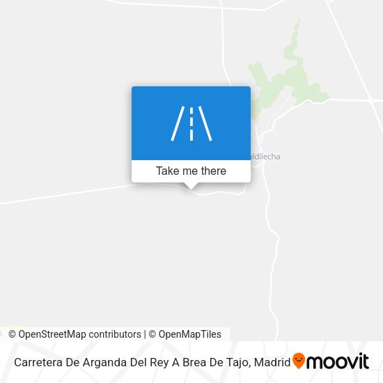 Carretera De Arganda Del Rey A Brea De Tajo map
