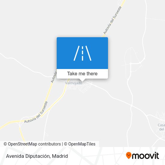 Avenida Diputación map