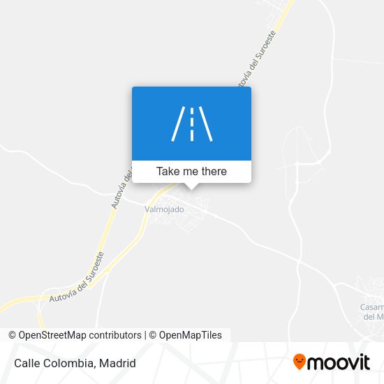 Calle Colombia map