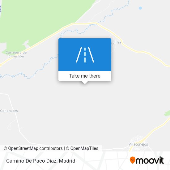 Camino De Paco Díaz map