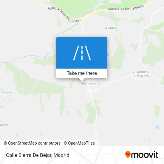 Calle Sierra De Béjar map
