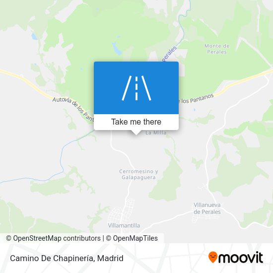 Camino De Chapinería map