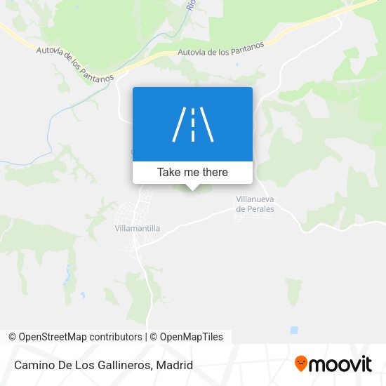 Camino De Los Gallineros map