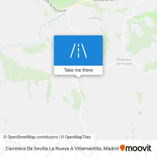 Carretera De Sevilla La Nueva A Villamantilla map