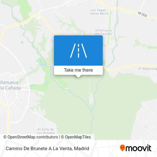 Camino De Brunete A La Venta map