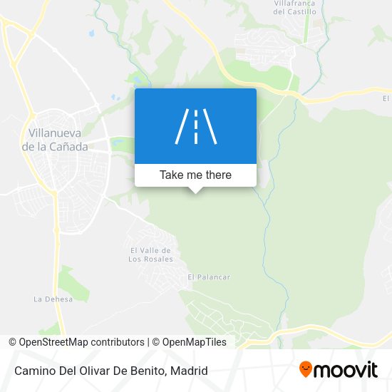 Camino Del Olivar De Benito map