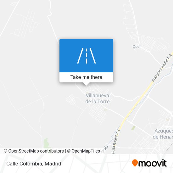 Calle Colombia map