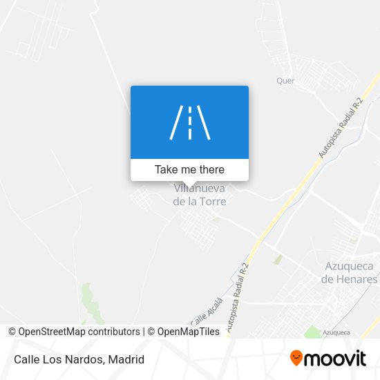 Calle Los Nardos map