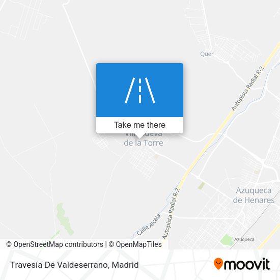 Travesía De Valdeserrano map