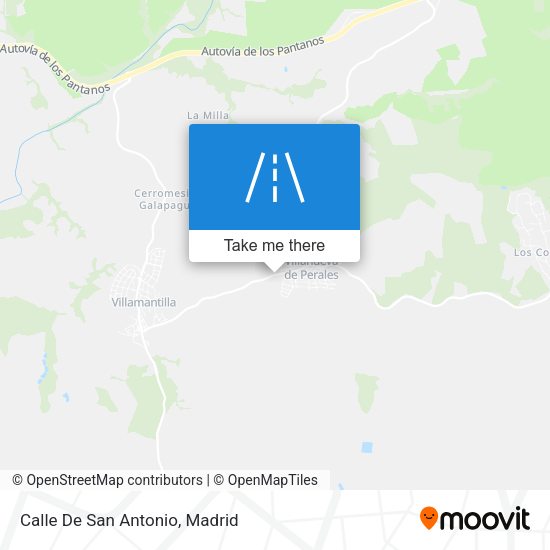 Calle De San Antonio map