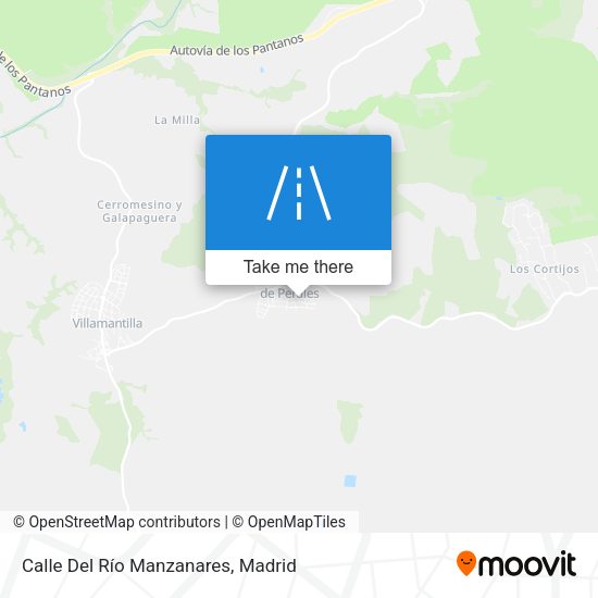 Calle Del Río Manzanares map