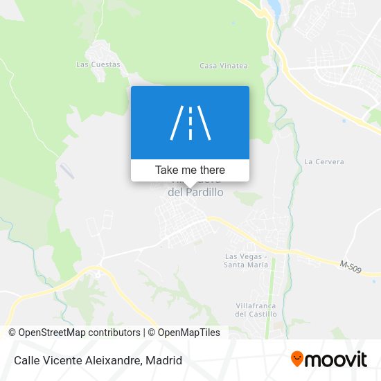 Calle Vicente Aleixandre map