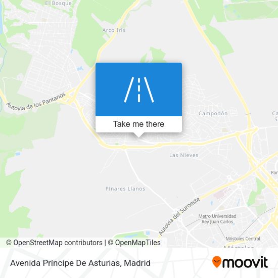 Avenida Príncipe De Asturias map