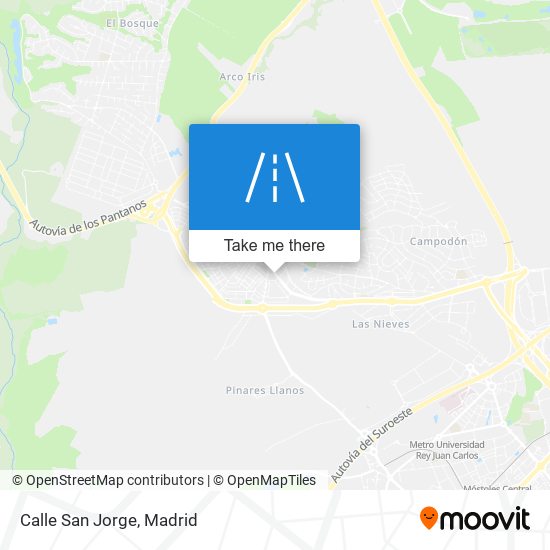 Calle San Jorge map