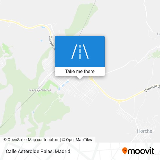 mapa Calle Asteroide Palas