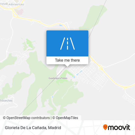Glorieta De La Cañada map