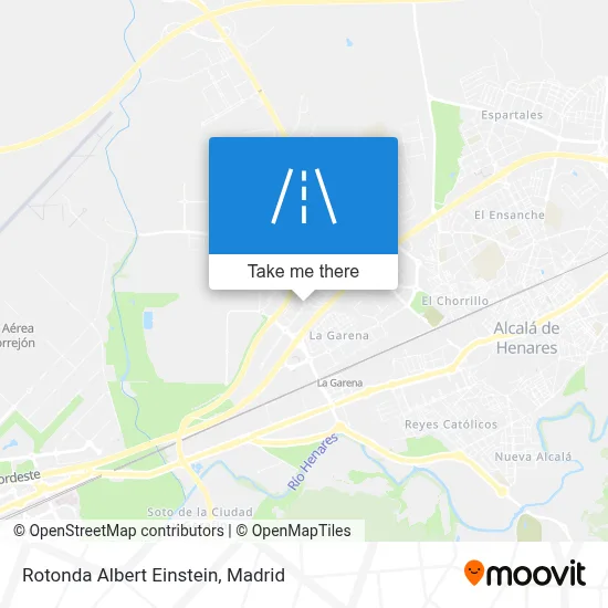 Rotonda Albert Einstein map