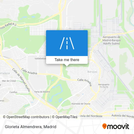 Glorieta Almendrera map