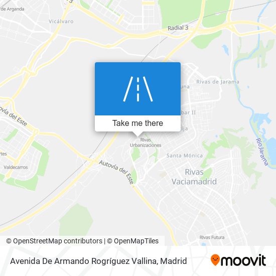 mapa Avenida De Armando Rogríguez Vallina