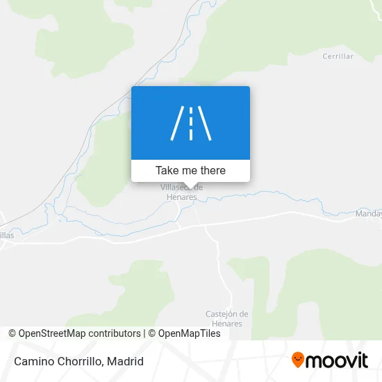 Camino Chorrillo map