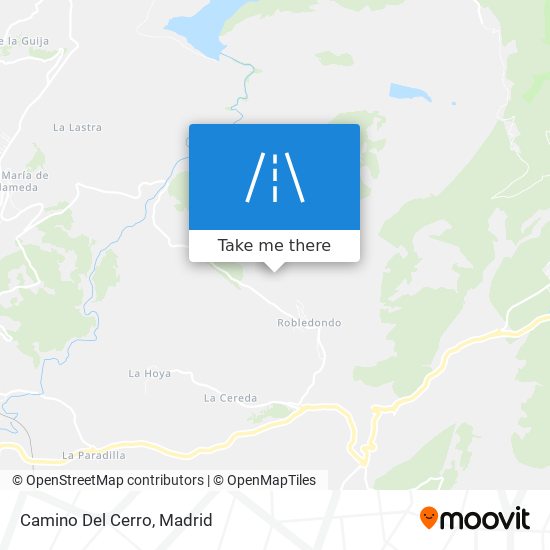 Camino Del Cerro map