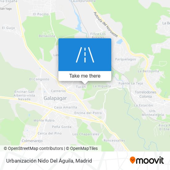 mapa Urbanización Nido Del Águila