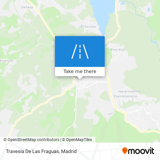 Travesía De Las Fraguas map