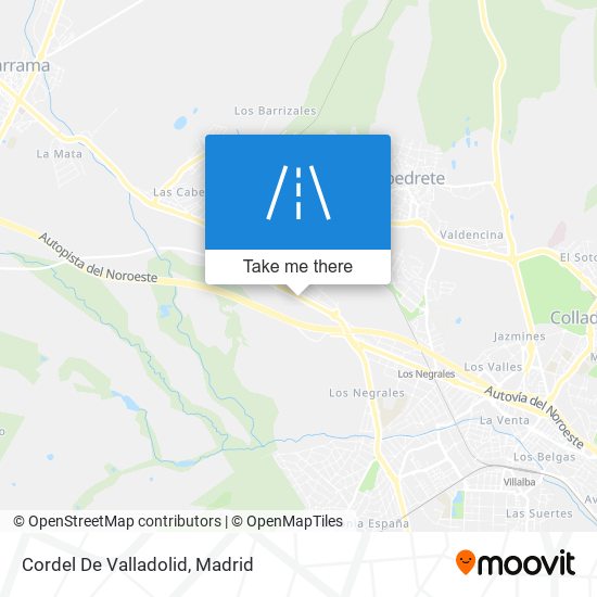 Cordel De Valladolid map