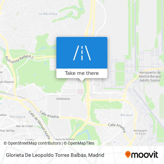 mapa Glorieta De Leopoldo Torres Balbás