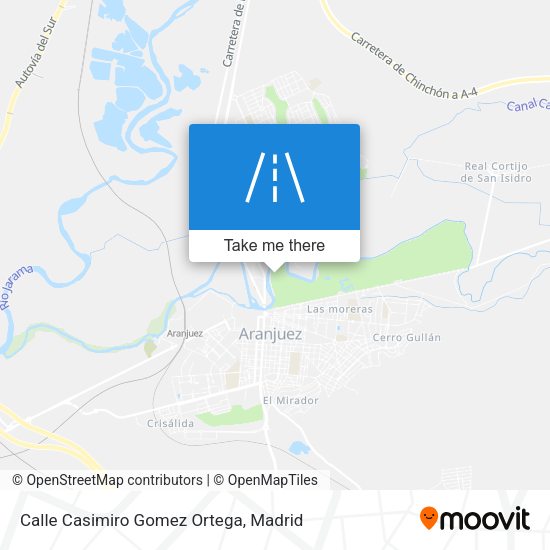 Calle Casimiro Gomez Ortega map