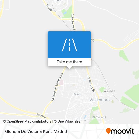 Glorieta De Victoria Kent map