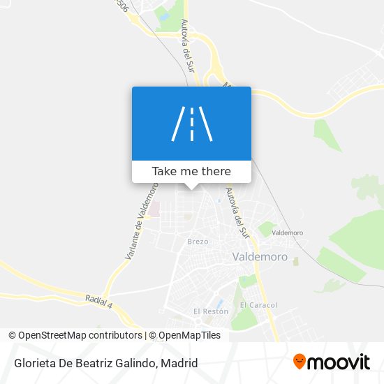 mapa Glorieta De Beatriz Galindo