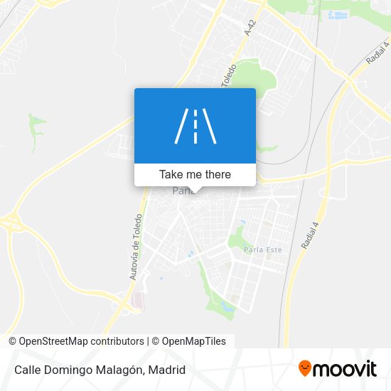 Calle Domingo Malagón map