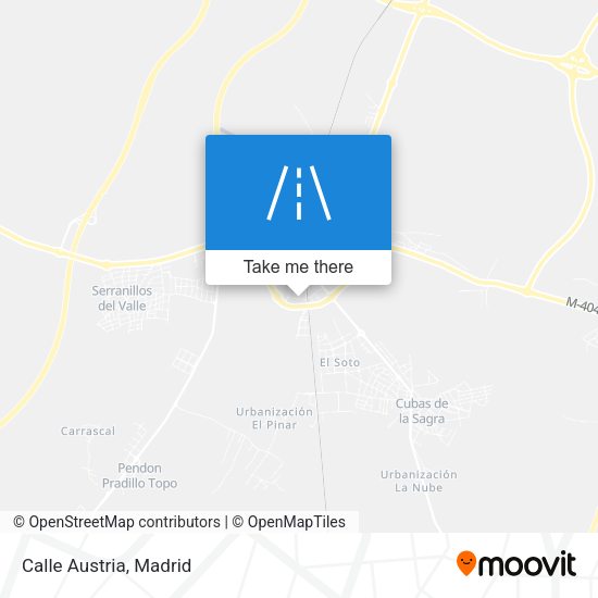 Calle Austria map