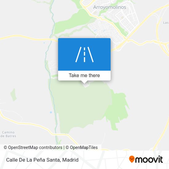 Calle De La Peña Santa map