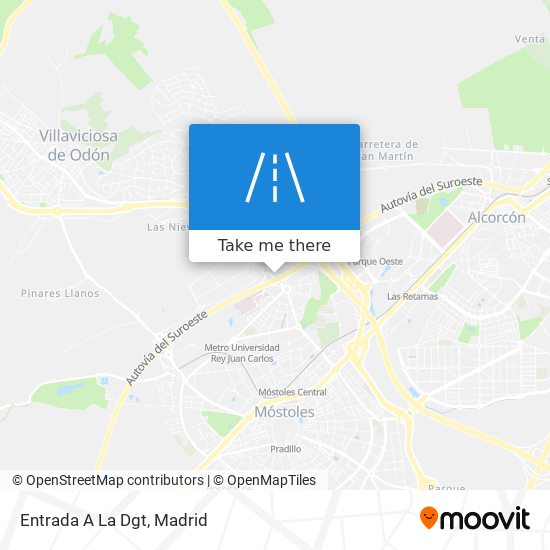 mapa Entrada A La Dgt