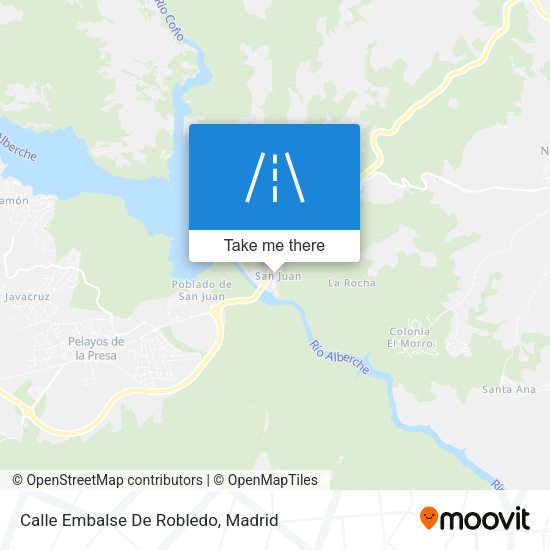 Calle Embalse De Robledo map