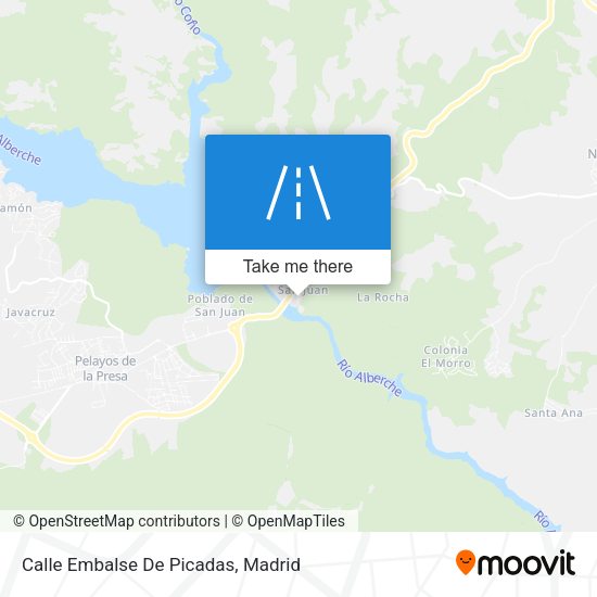 Calle Embalse De Picadas map